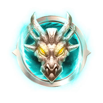 Runefest Logo - dragon head sigil