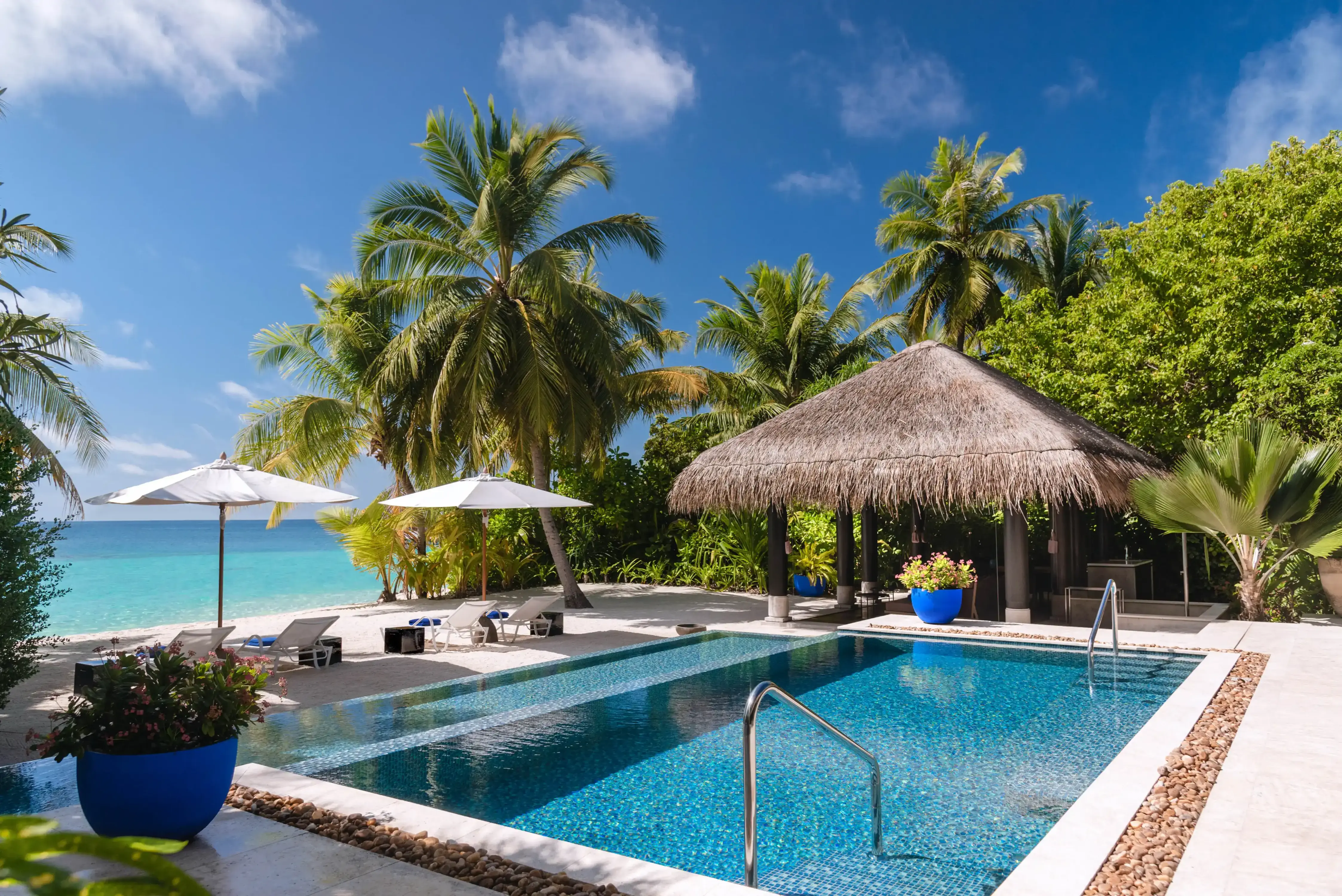 Beach Pool House at Velaa Private Island