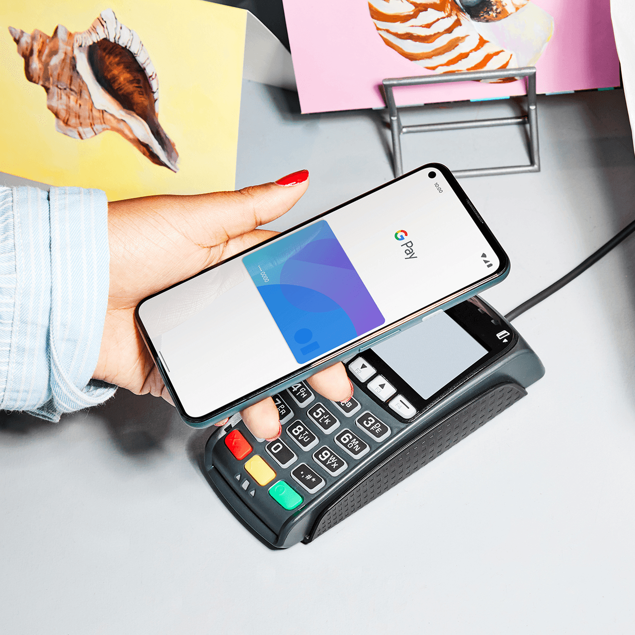 Business card design.