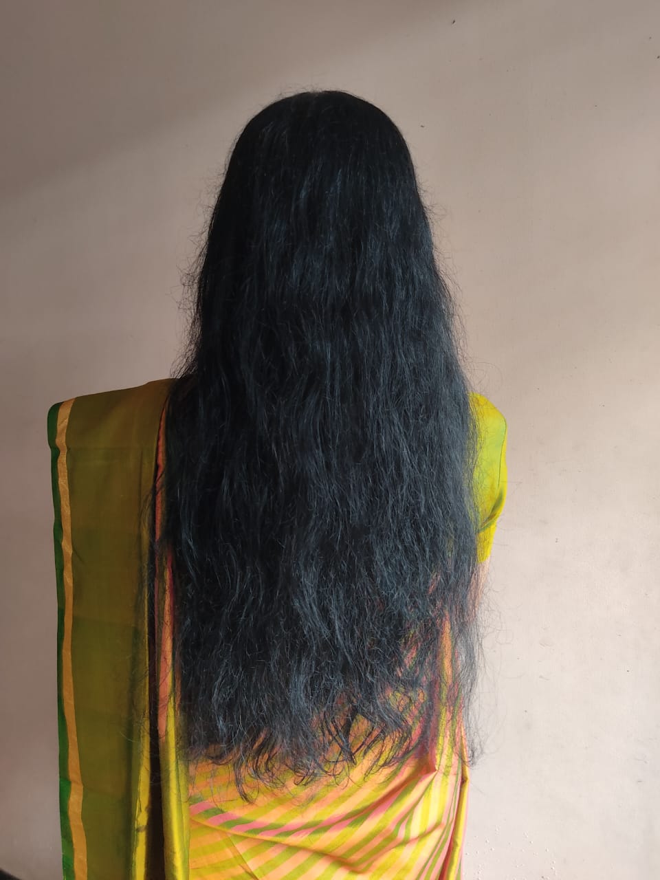 Black and white portrait of a woman with a blurred background