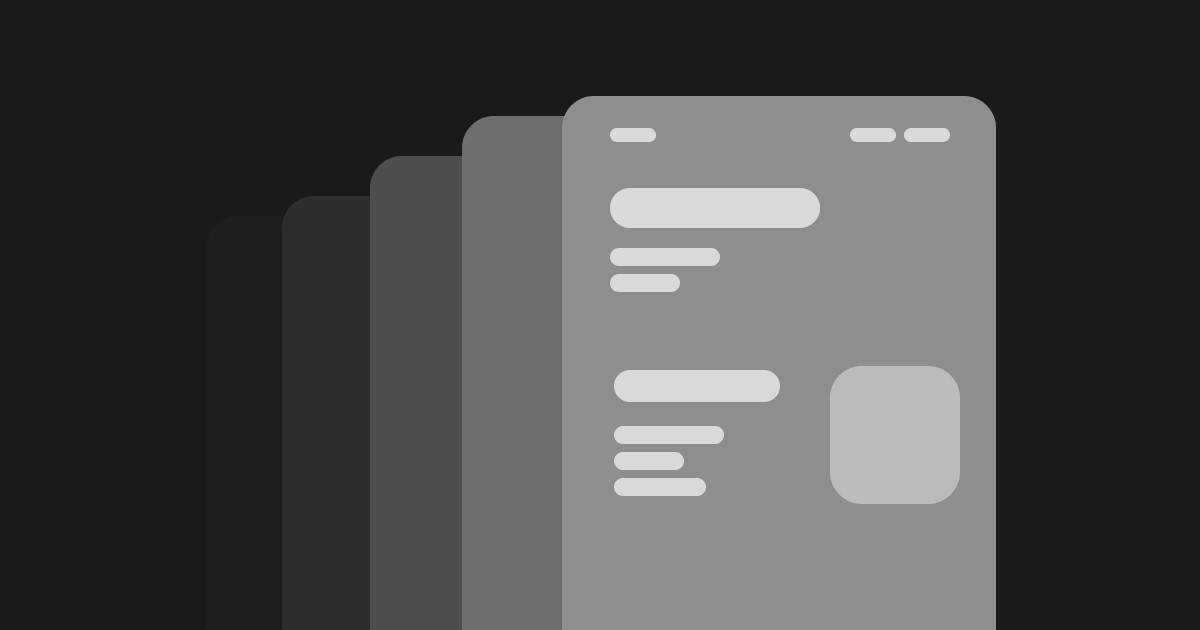 Minimalist illustration of stacked website pages showing website structure and page hierarchy
