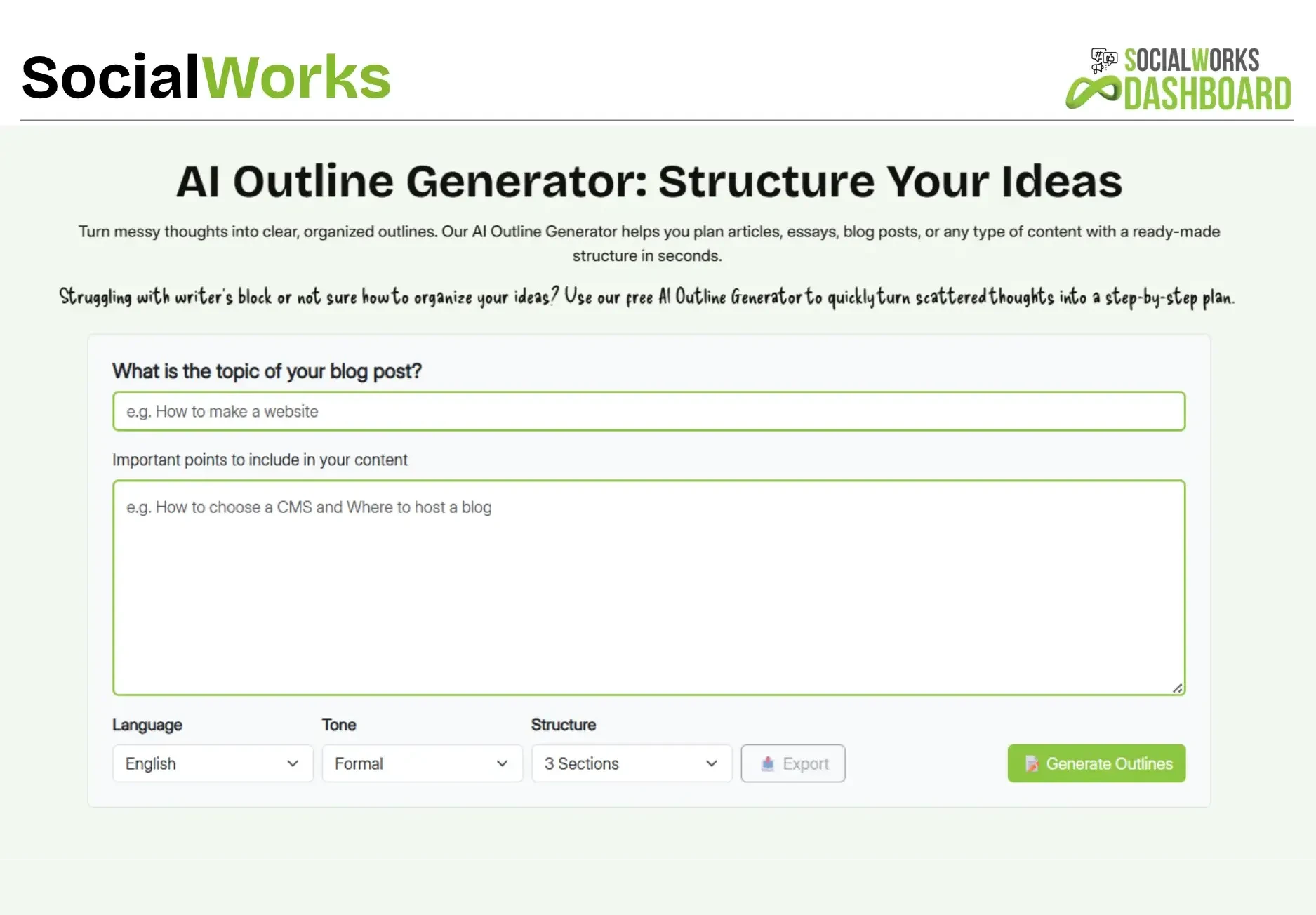 Outline Generator