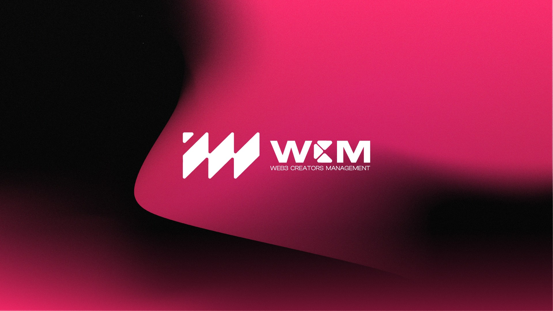 WCM Logo on a gradient background
