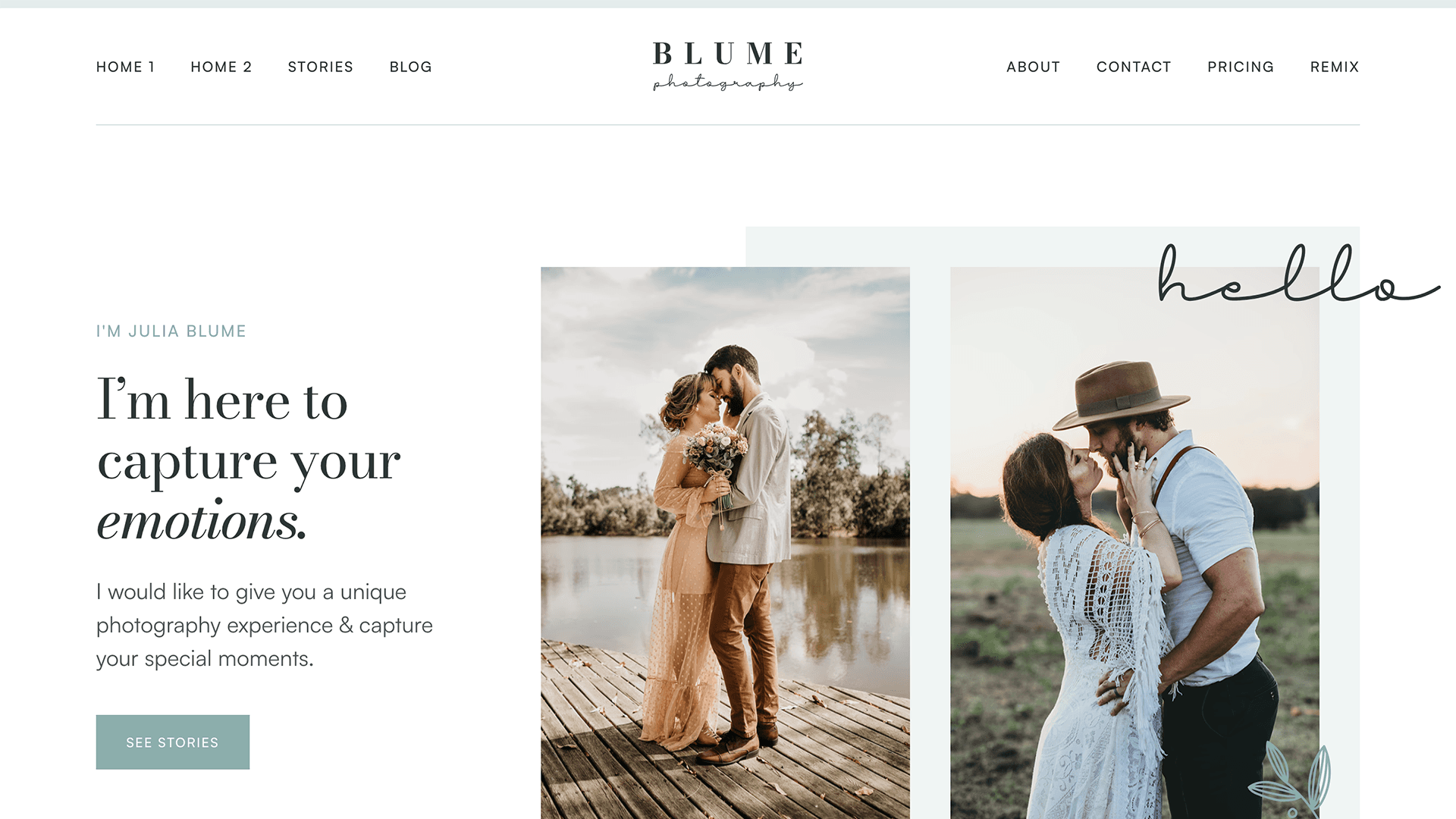Blume Framer template