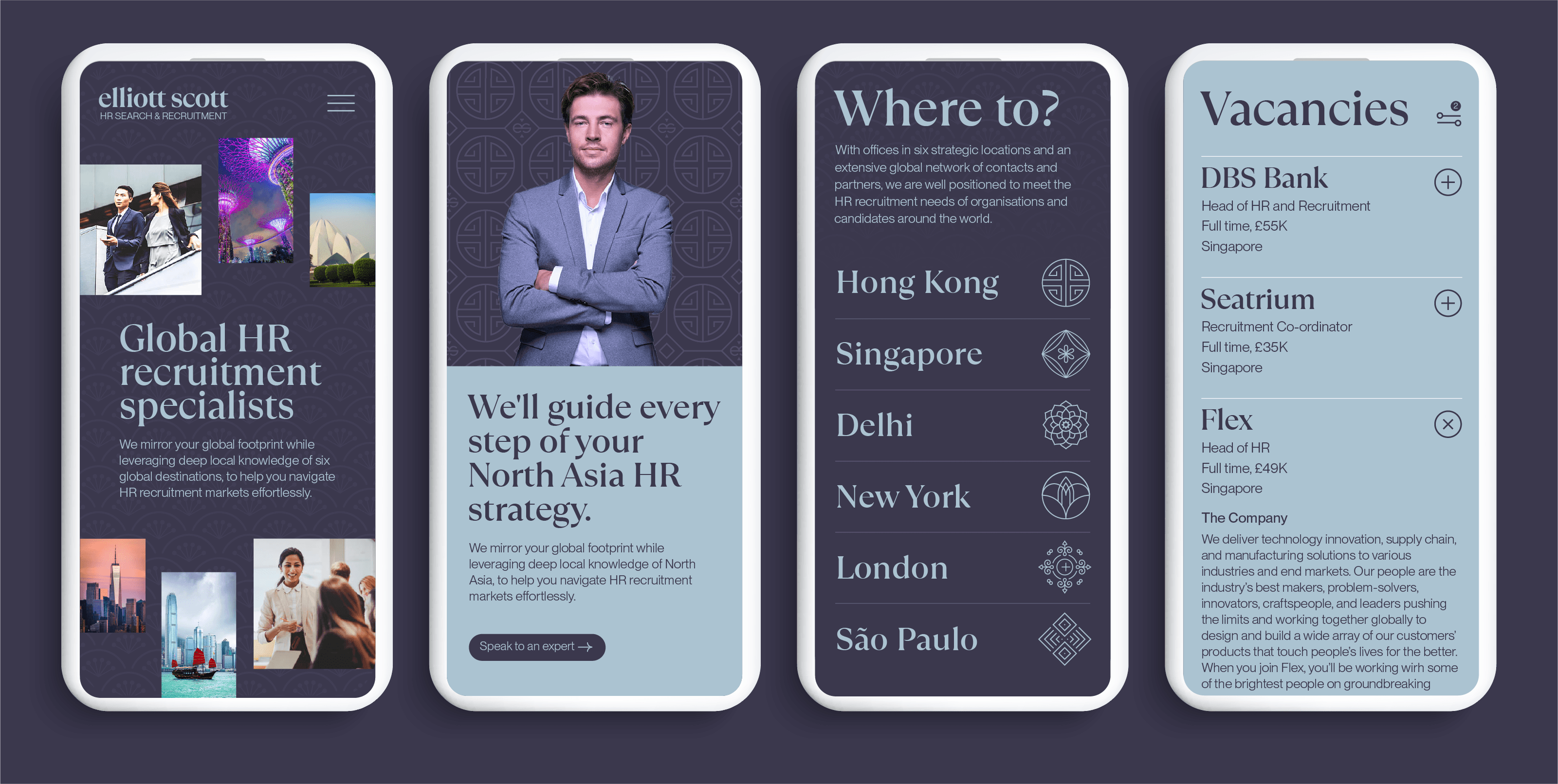 Elliott Scott HR brand identity new website