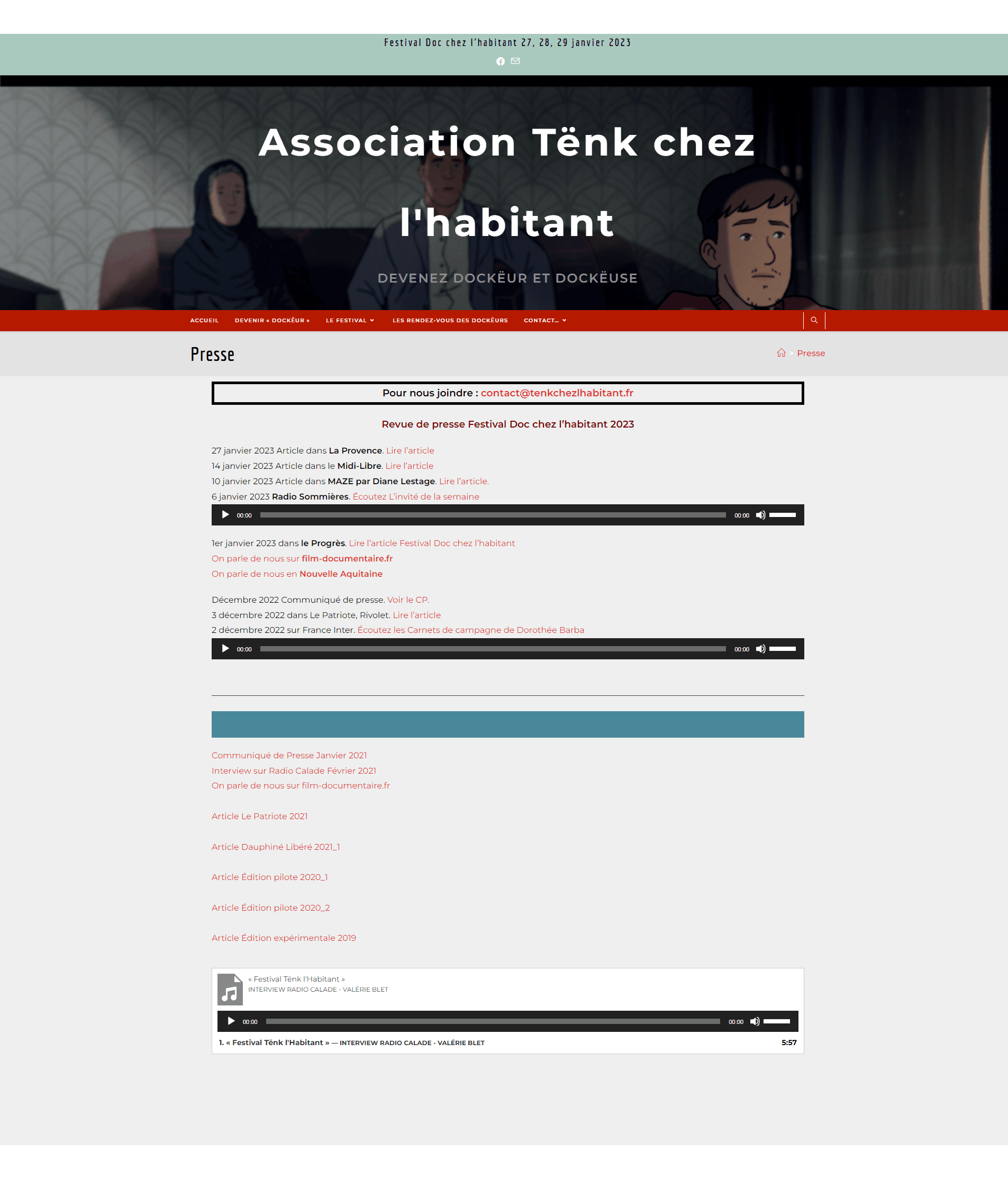 Site de l’asociation ADCHA avant la refonte développé par Ilies MANATA, DéveloppeurWeb Expert Framer & Ux / Ui Web Designer, Freelance, Nord