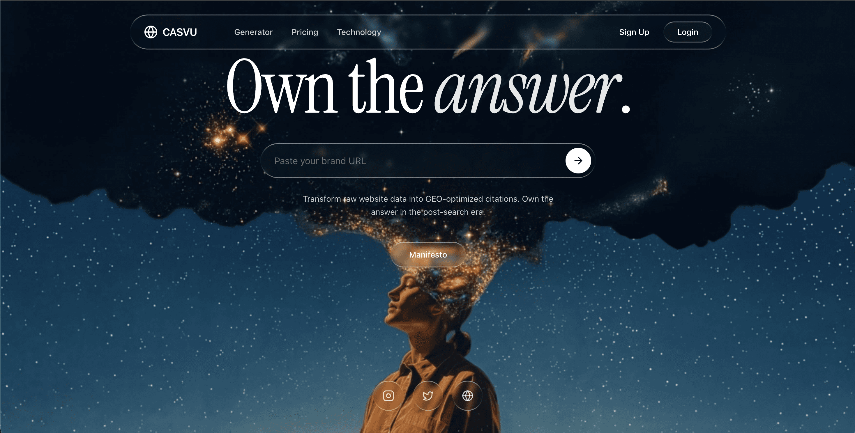 Casvu website