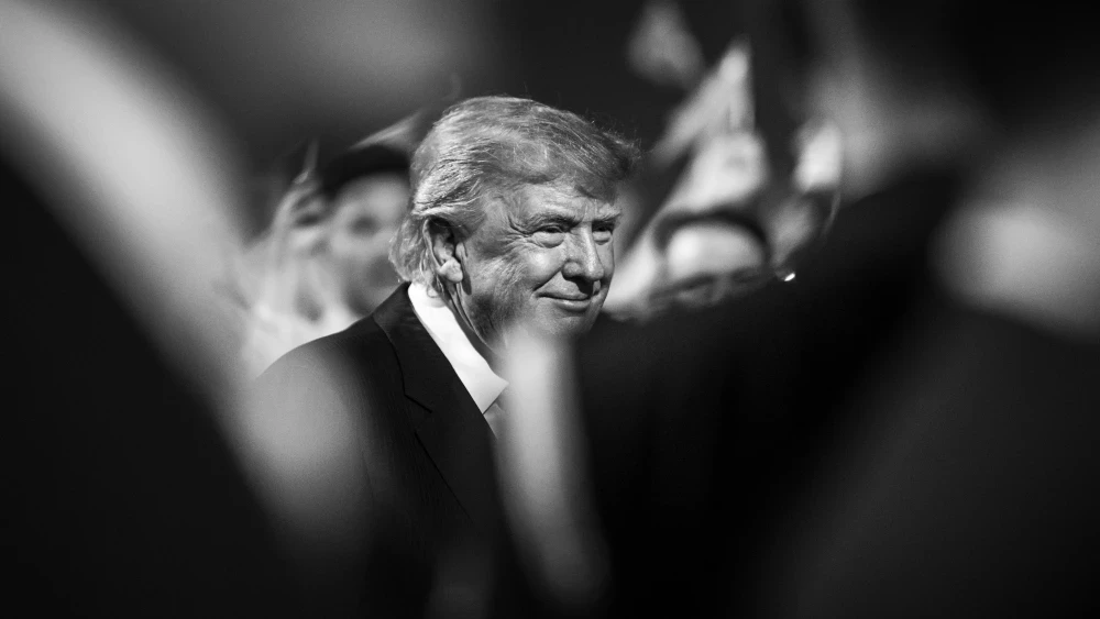 U.S. President Donald Trump participates in an arrival ceremony at Beijing International Airport, May 13, 2026. Photo courtesy of Daniel Torok/White House.
