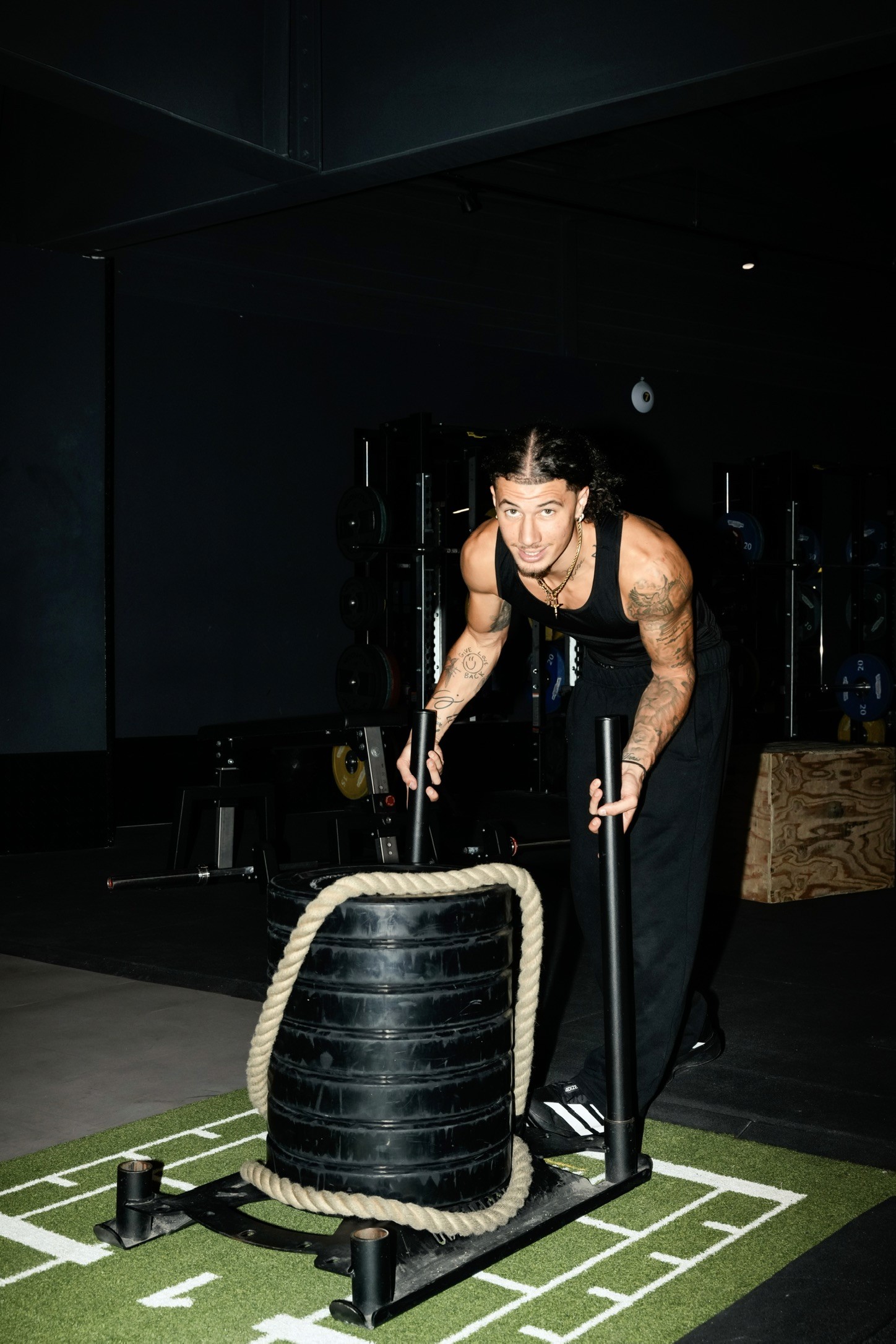 Calvin Jacquart training alone