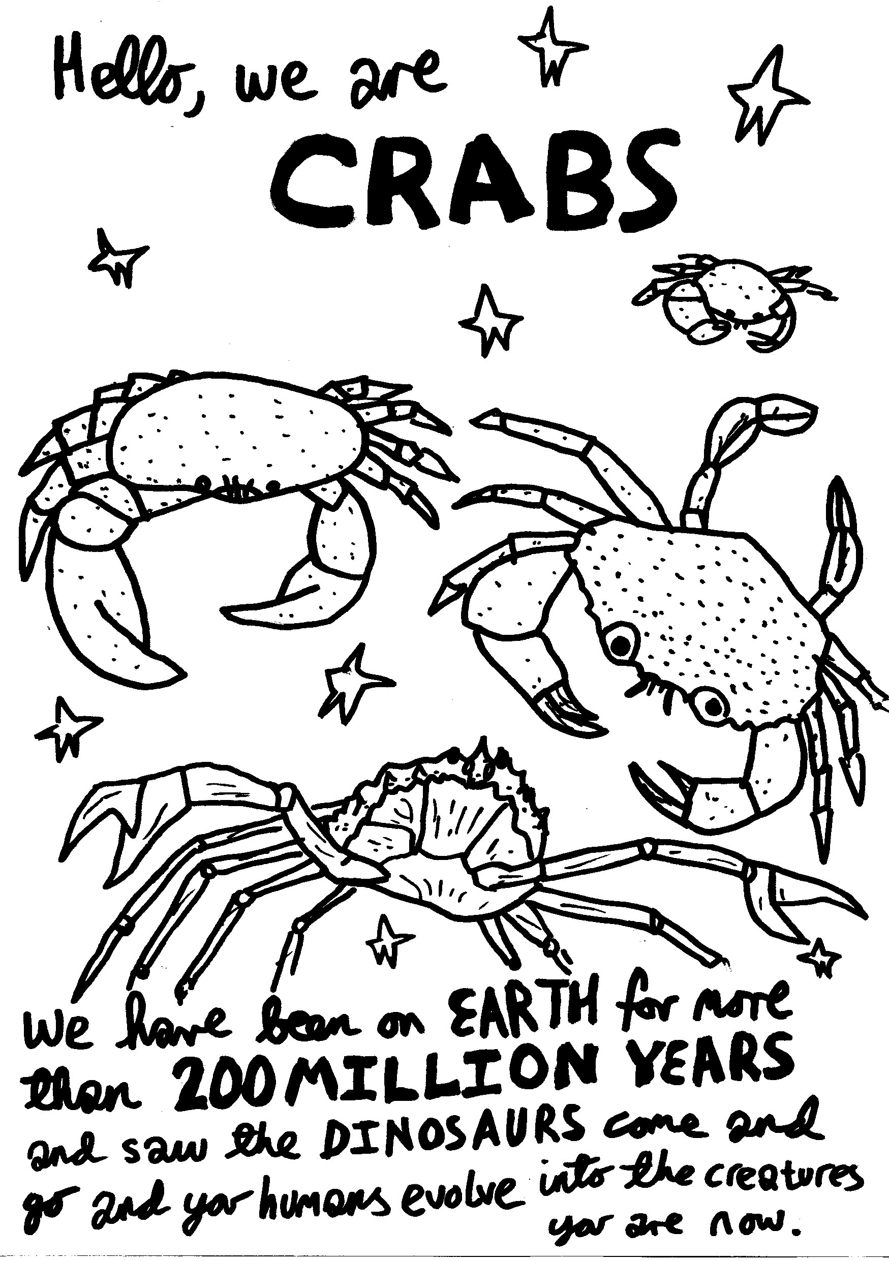 Be kind to crabs - an essay by @stevexoh