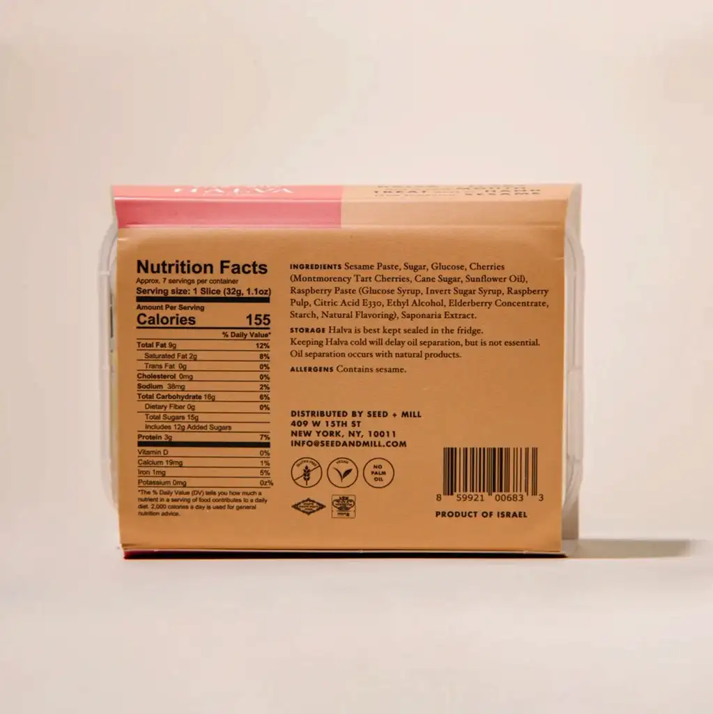 Seed + Mill Halva Product Shot