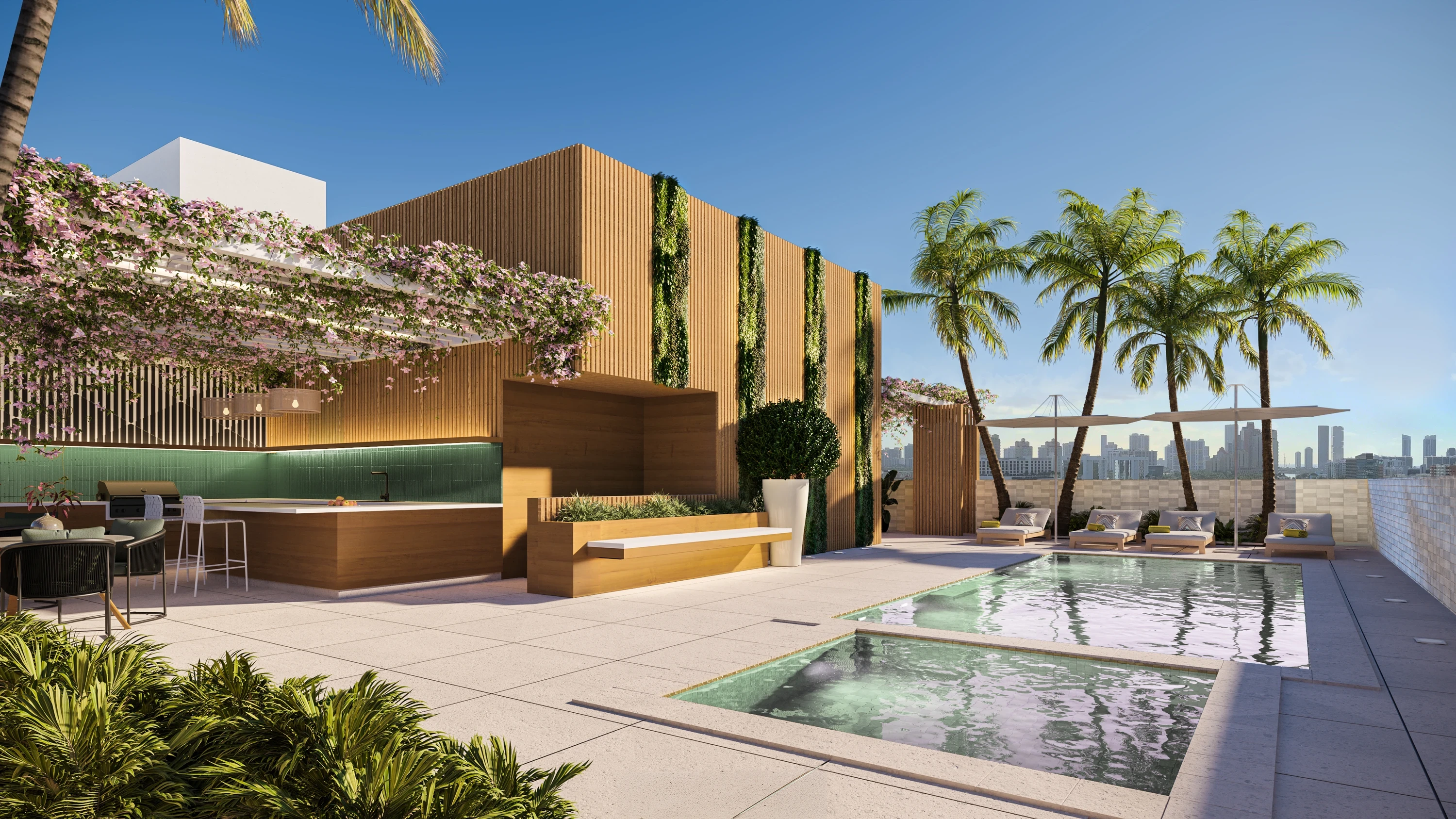 morning breakfast in the garden patio set for breakfast