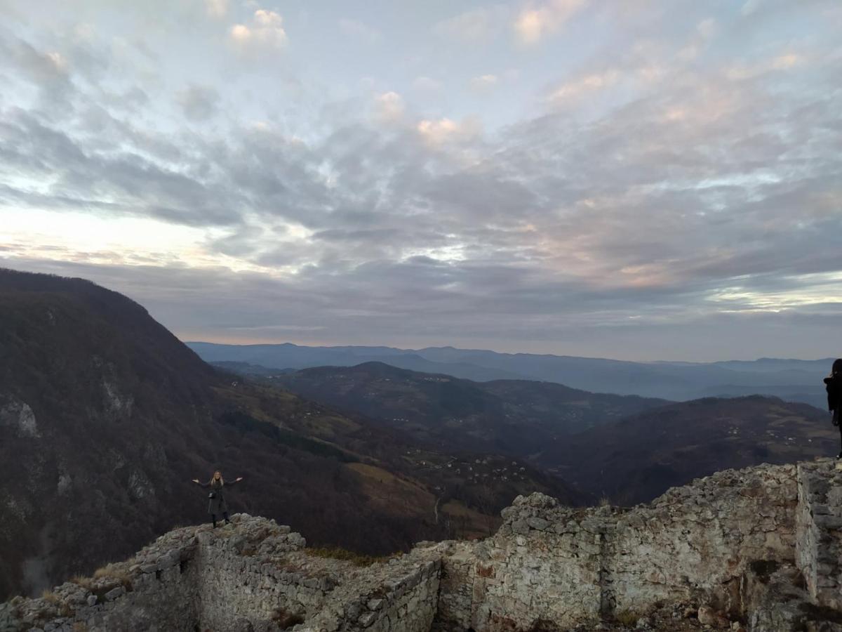 Slika pogleda iz kuce za odmor Gaga na Tari u naselju Sanik