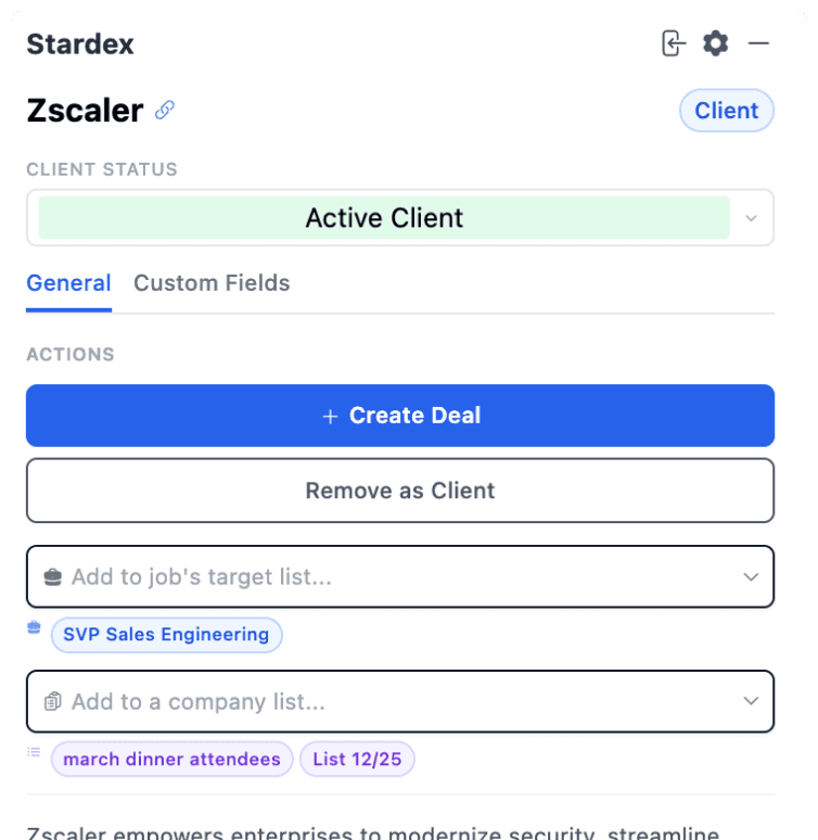 Chrome Extension Upgrades | Stardex AI ATS Feature