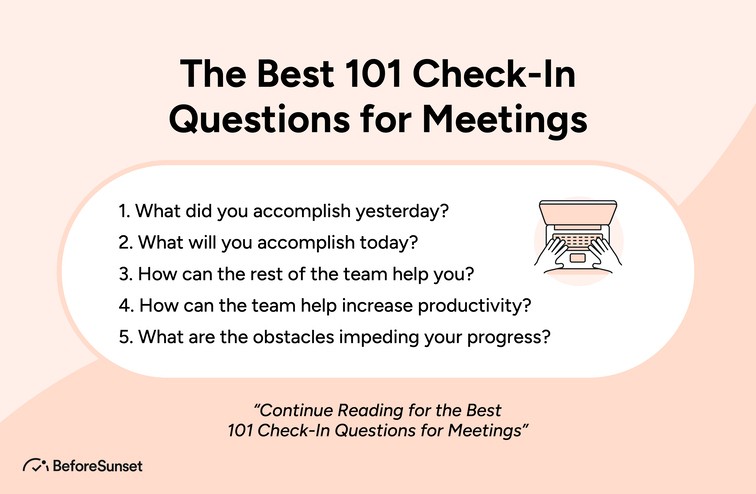 The Best 101 Check-In Questions for Meetings 