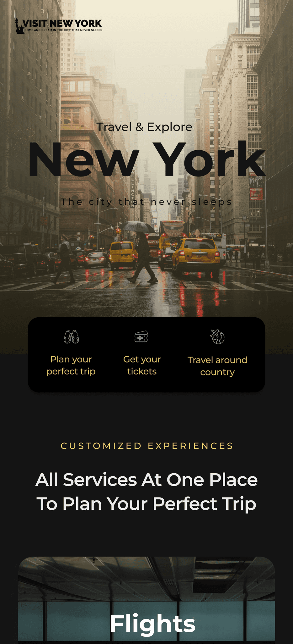 Visit new york responsive