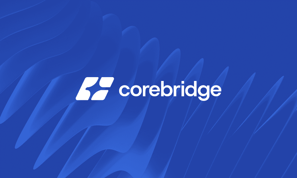 A symbolic visual of a strong bridge connecting traditional businesses to the future of digital transformation. The left side of the image represents a traditional business model, while the right side showcases a modern, AI-driven and tech-enabled organization thriving with automation, innovation, and sustainable growth.