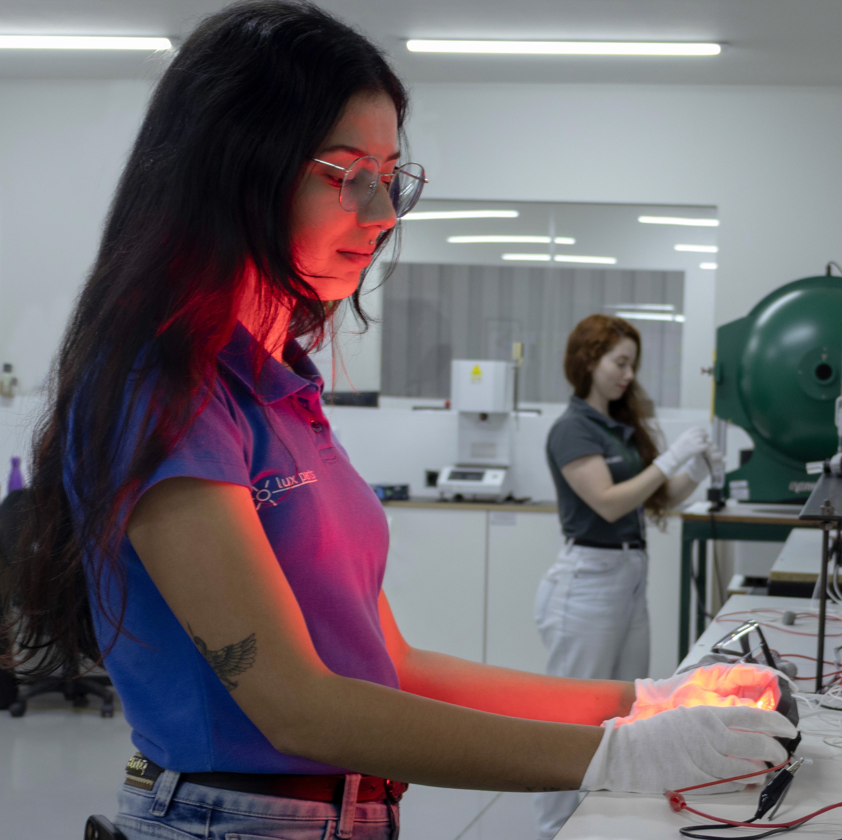 equipe Pradolux no laboratório de fotometria