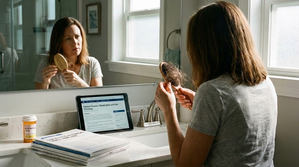 Does retatrutide cause hair loss