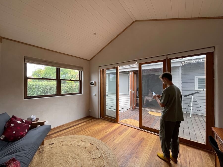 A spacious house featuring the wall and window