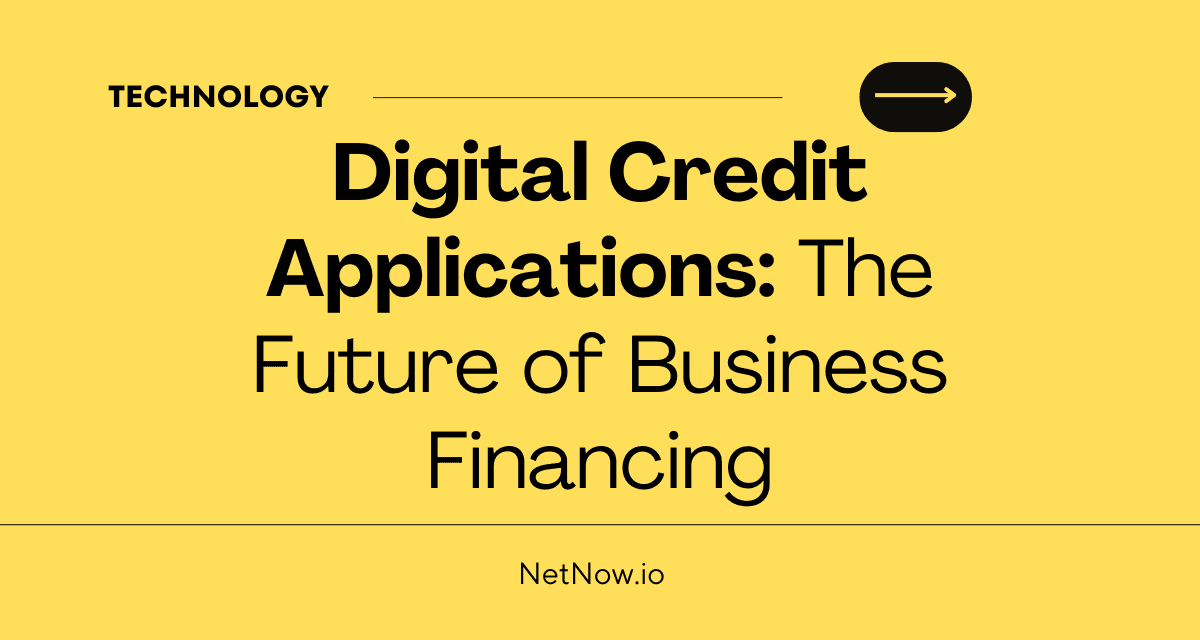 digital credit applications