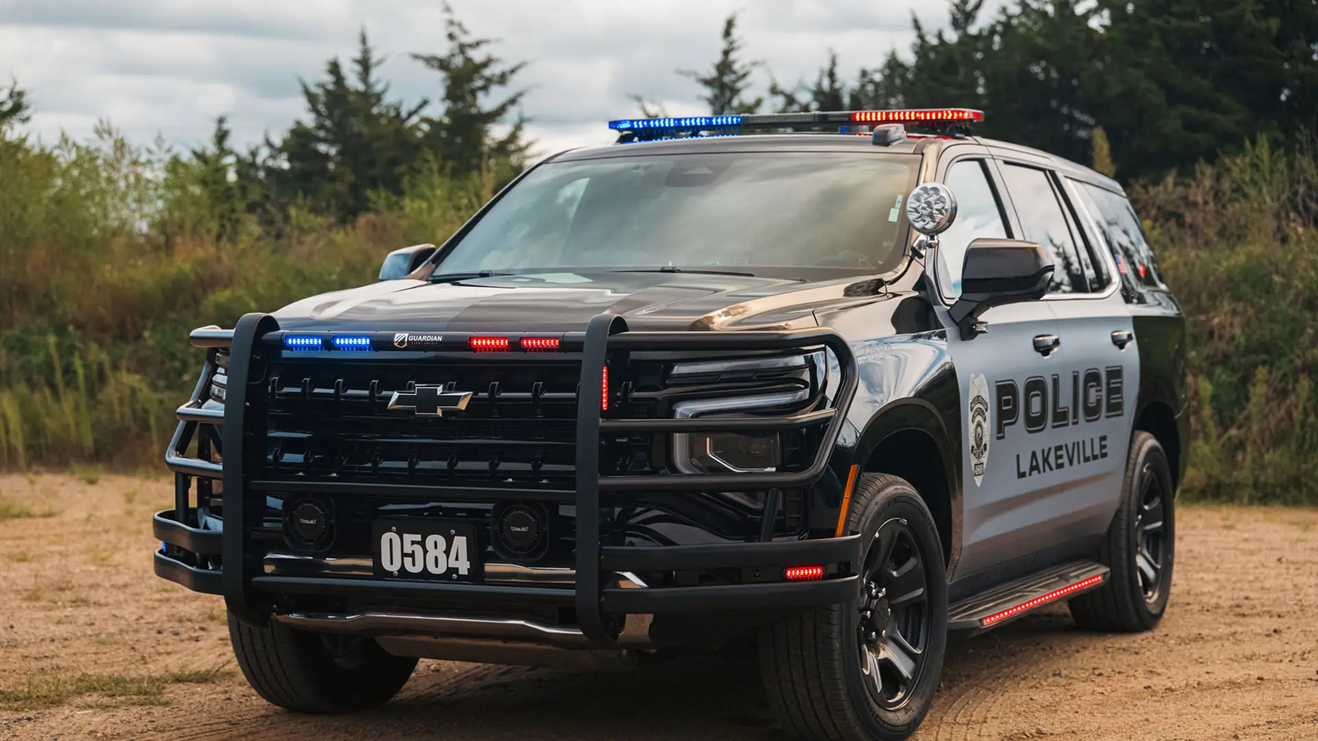 Lakeville, Minnesota Police Department patrol vehicle upfit by Guardian Fleet Safety