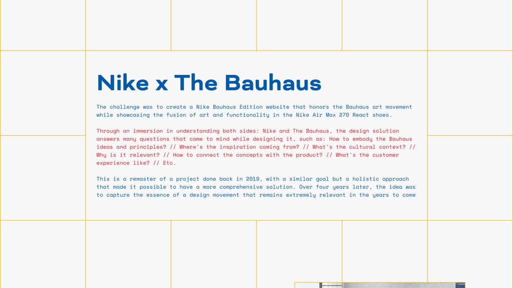 nike x bauhaus