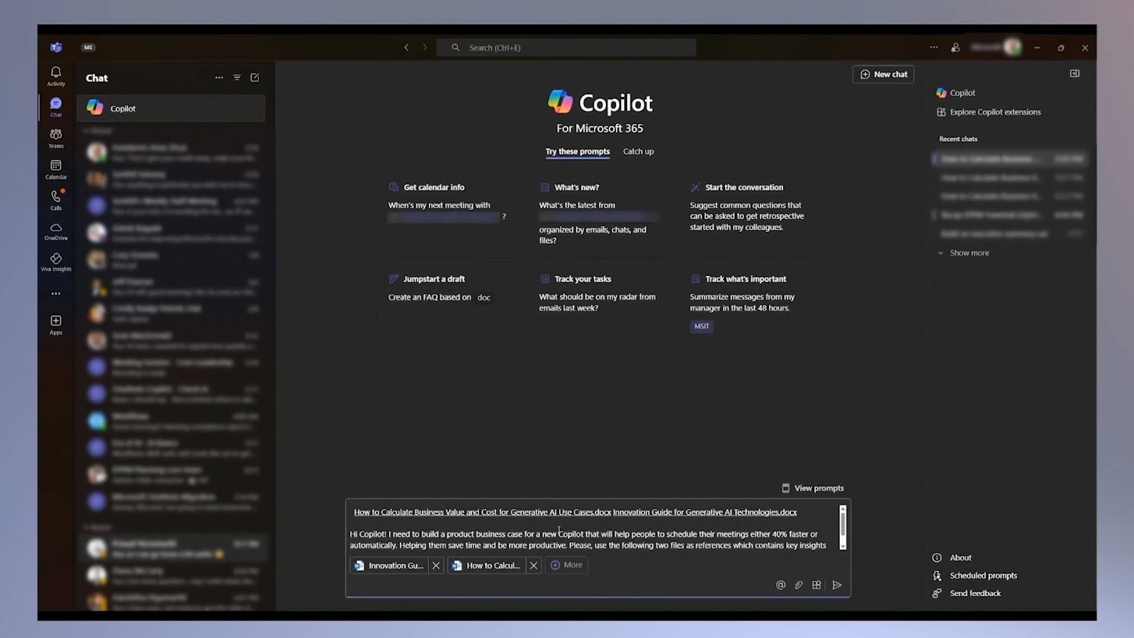Microsoft's Copilot AI for managing complex projects