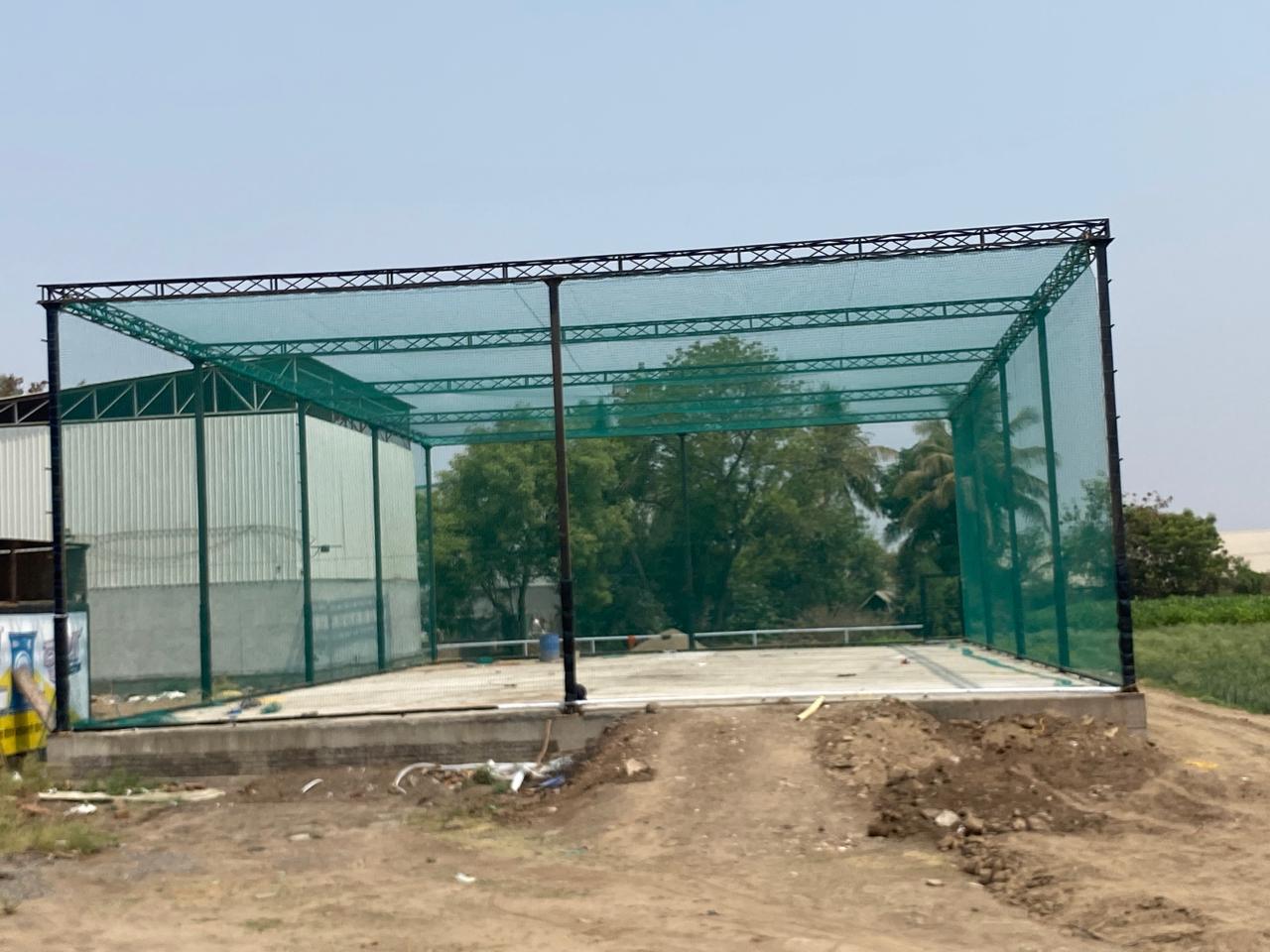 Safety net installation at turf site in Pune