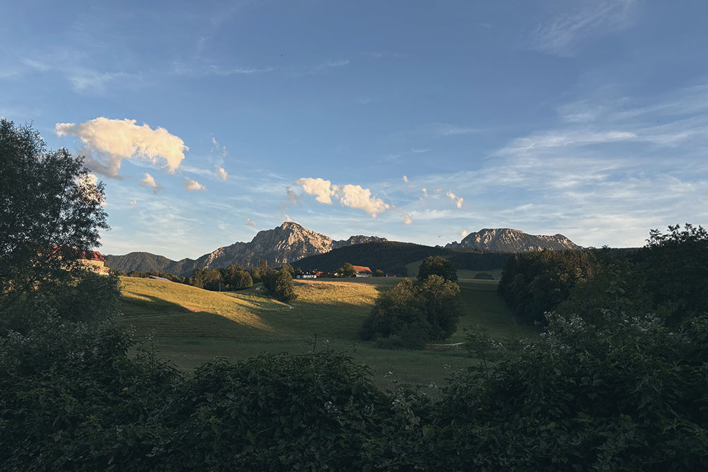 a person standing in front of a building