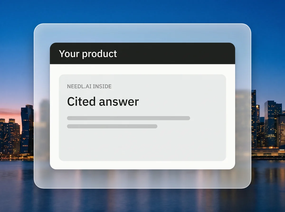 Co-building: Needl.ai's context engine embedded in a partner's own product