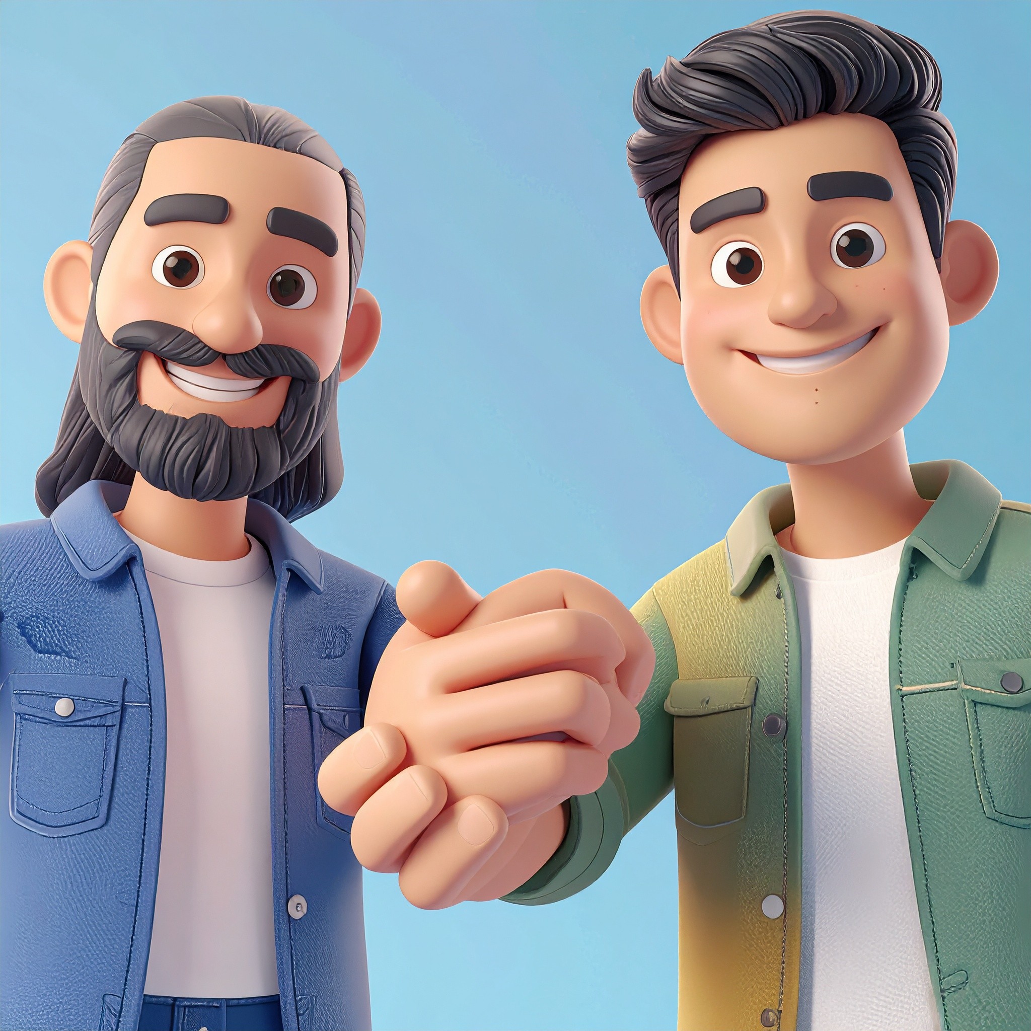 Partnerschaften Zusammenarbeit - gemeinsamer Erfolg