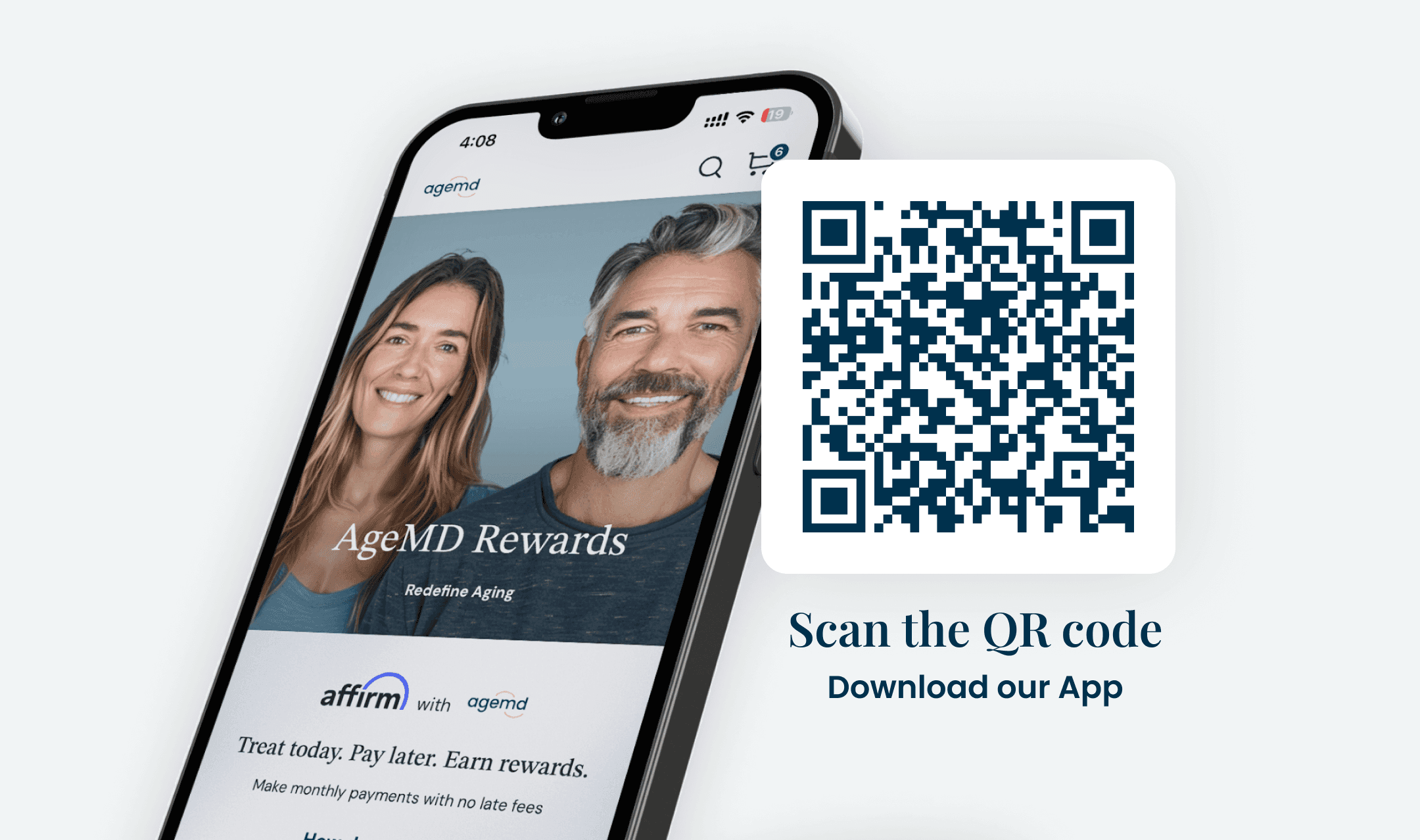 QR code for app download