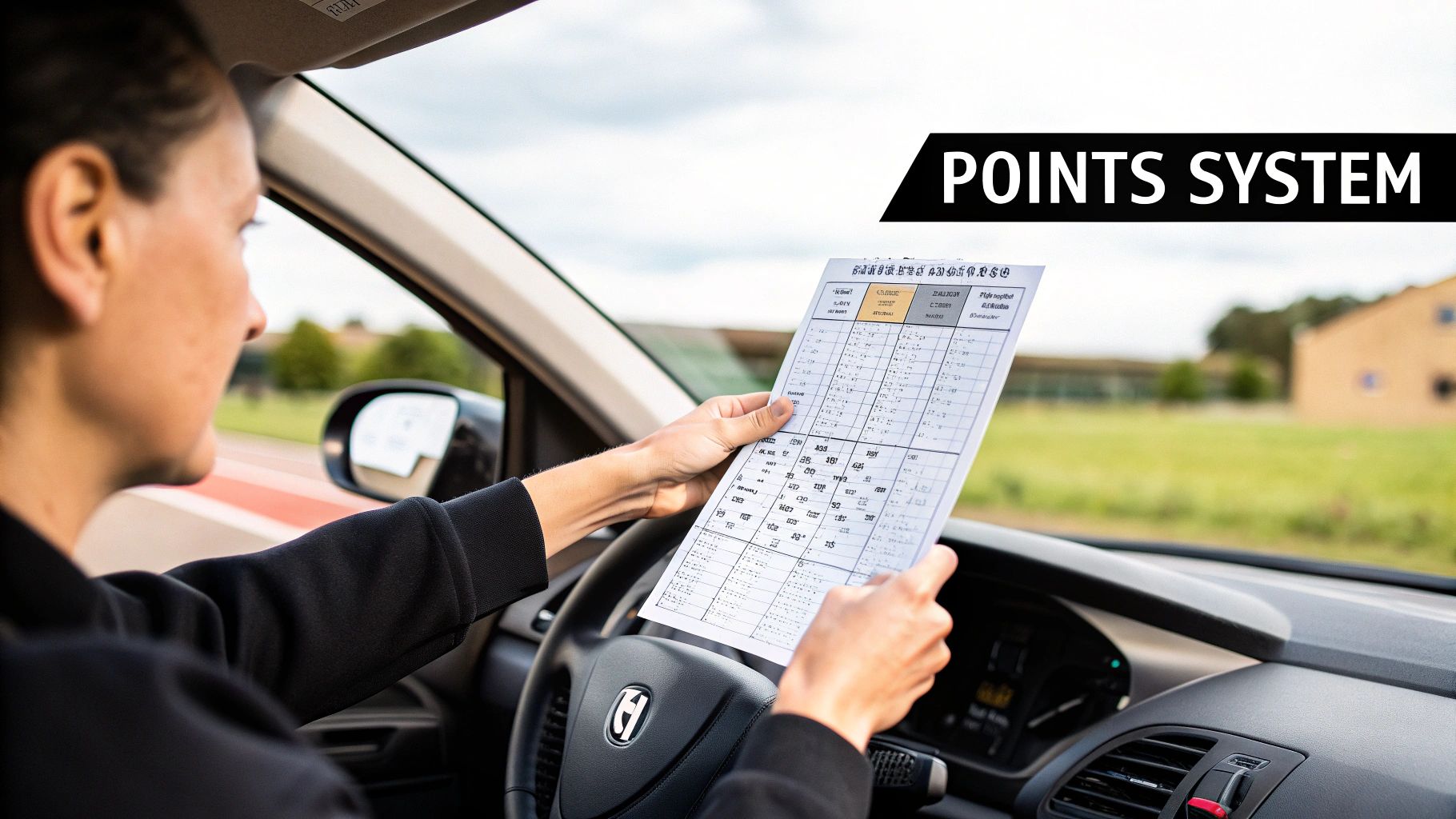 Accumulation of Too Many Points on Driving Record