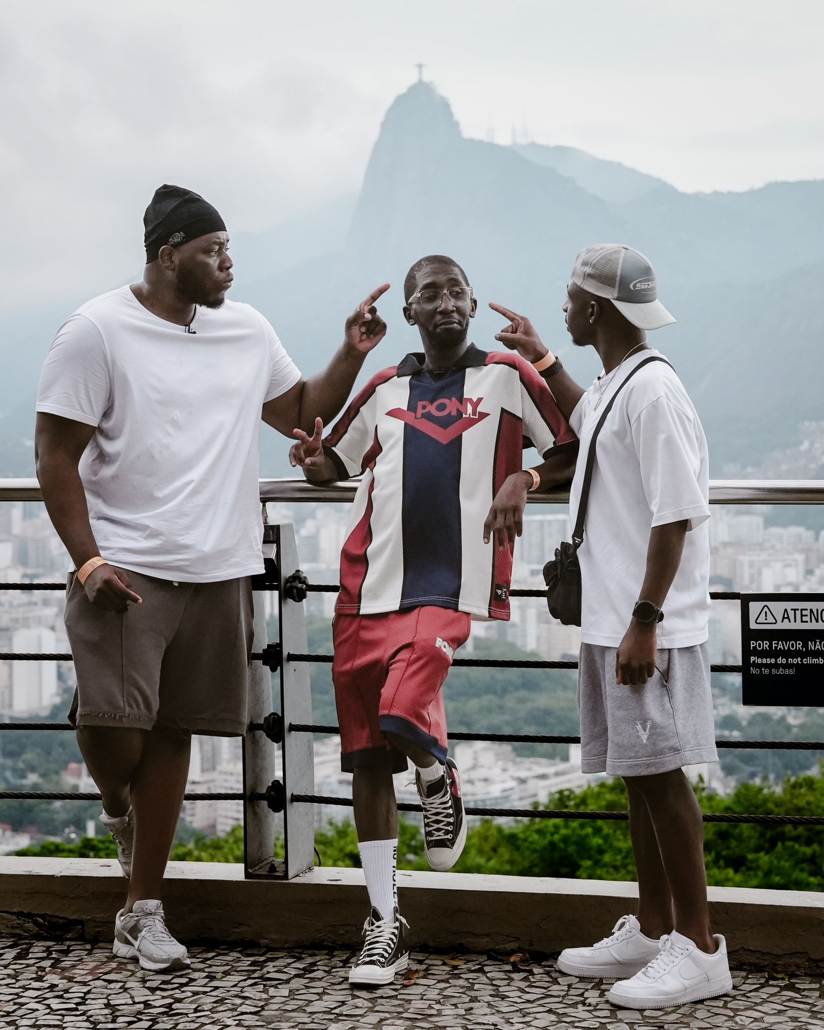 Specs, Samham, and Tobi in Brazil