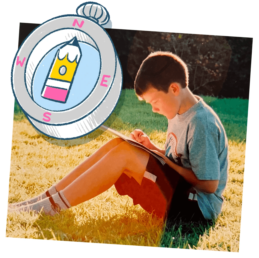 A runner preparing for the start