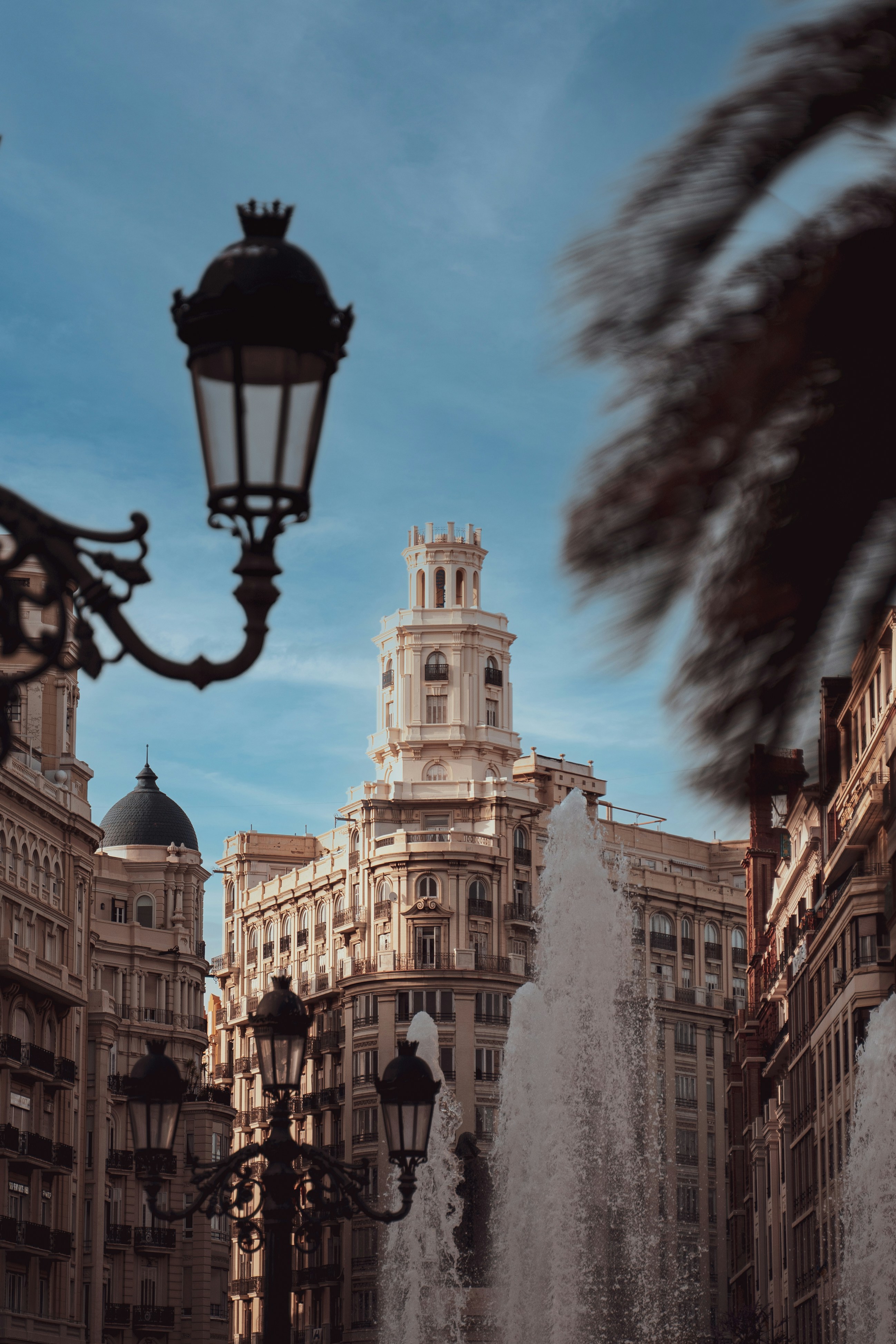  City Hall view in Valencia Spain