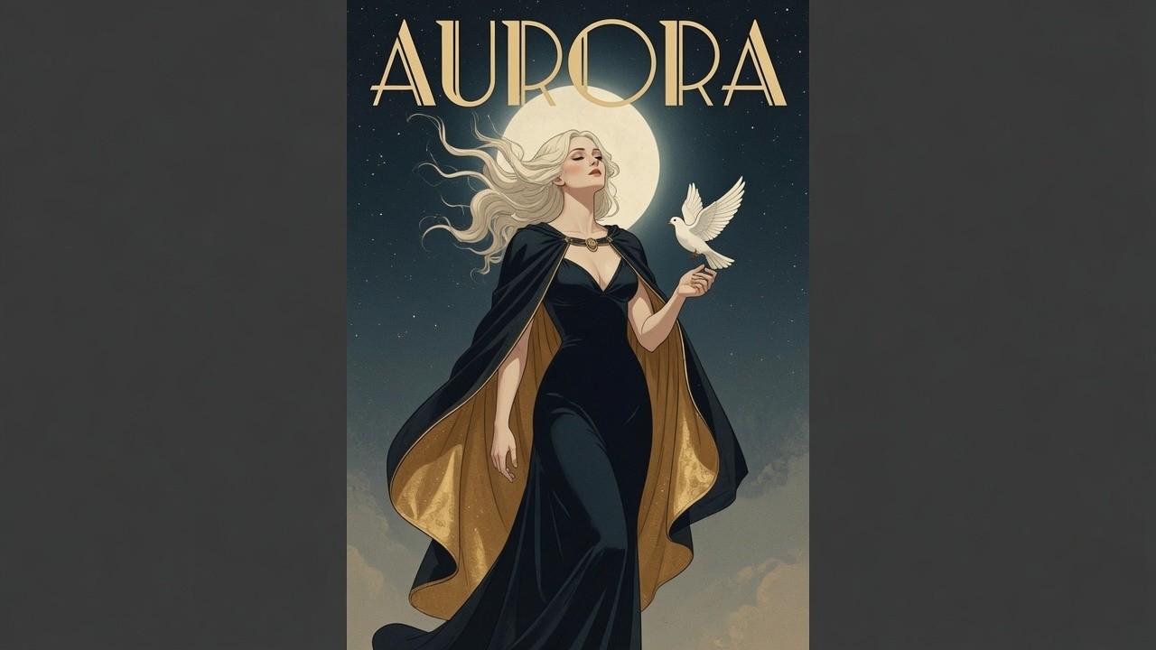 deco poster, the dove