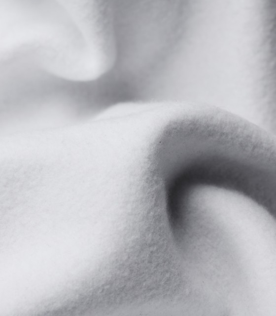 Close-up of soft, brushed cotton