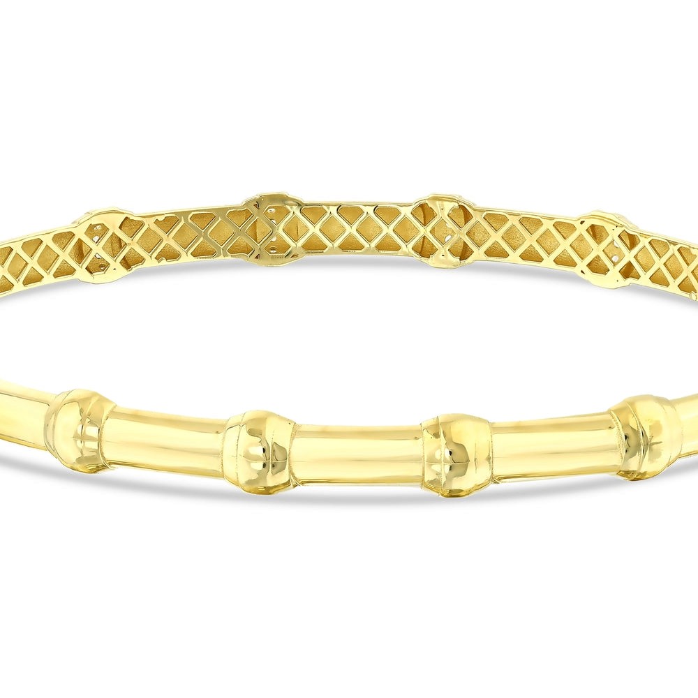 Assos 14 Ayar Altın Tasarım Kelepçe Bilezik ABLZ0369-Y-1064