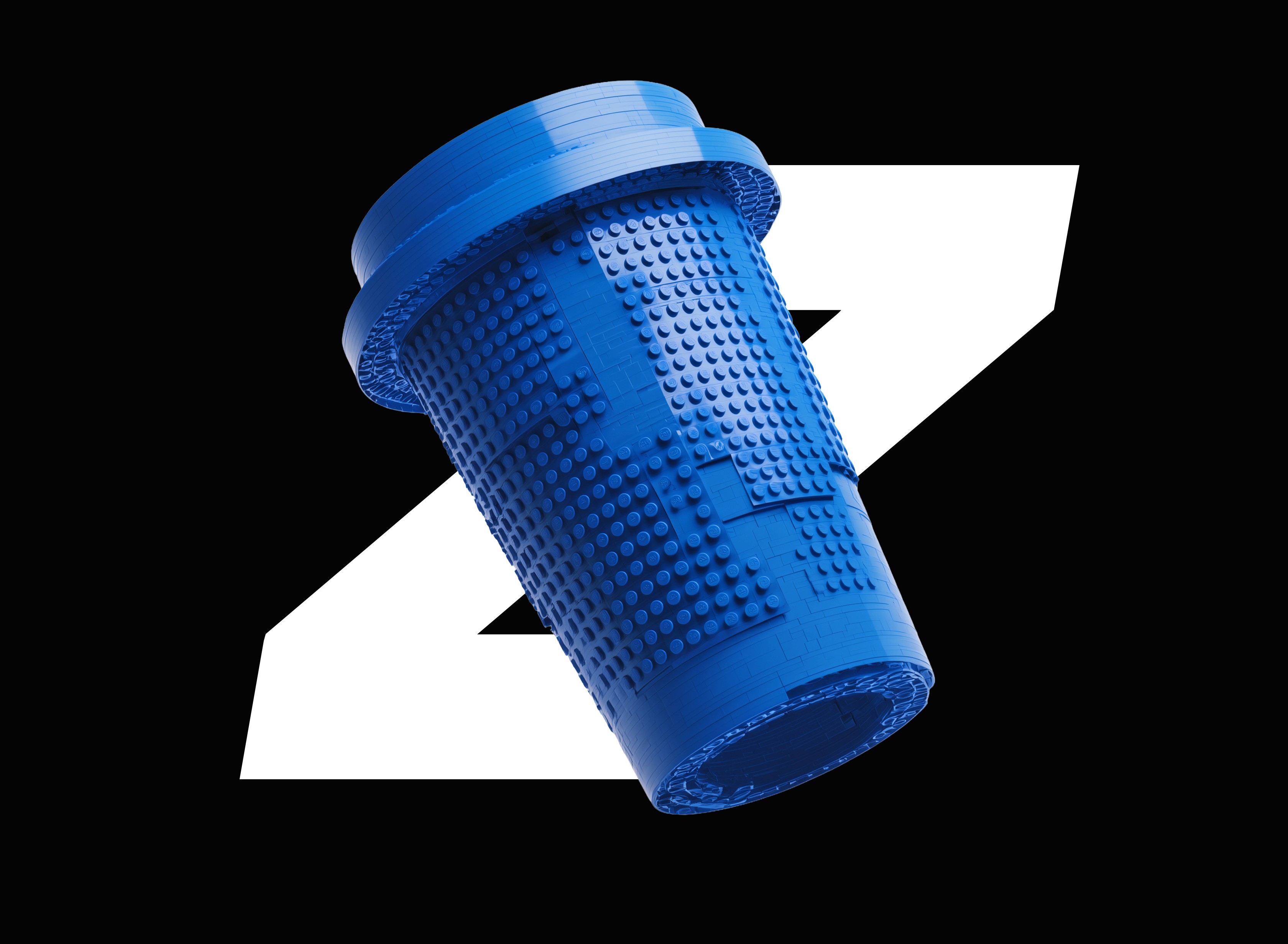 Rear view of black car