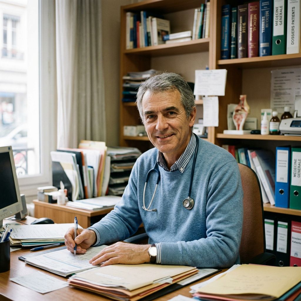 Portrait du Dr Renard, médecin généraliste, client de Loiretel