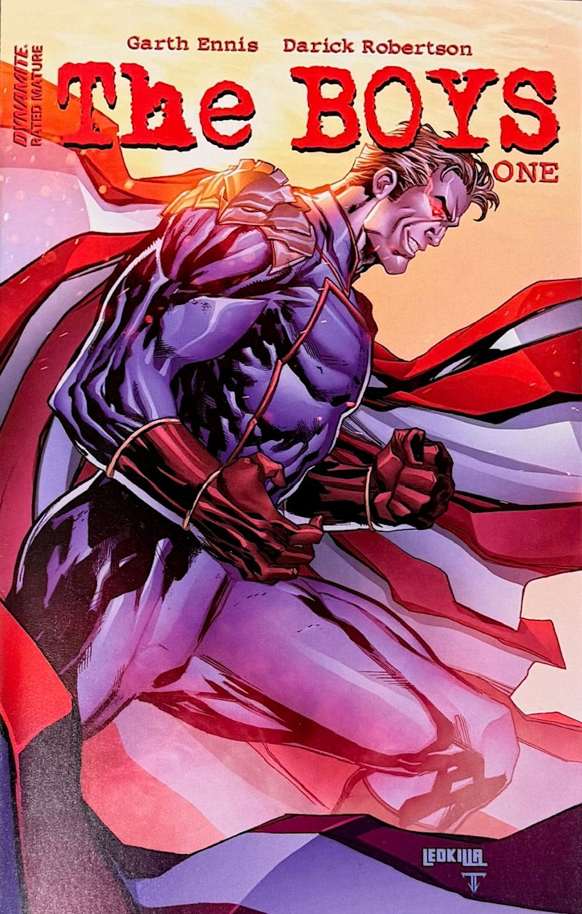 The Boys #1 Ken Lashley Big Dex Comics Exclusive Trade Dress Variant comic book cover featuring dynamic character artwork