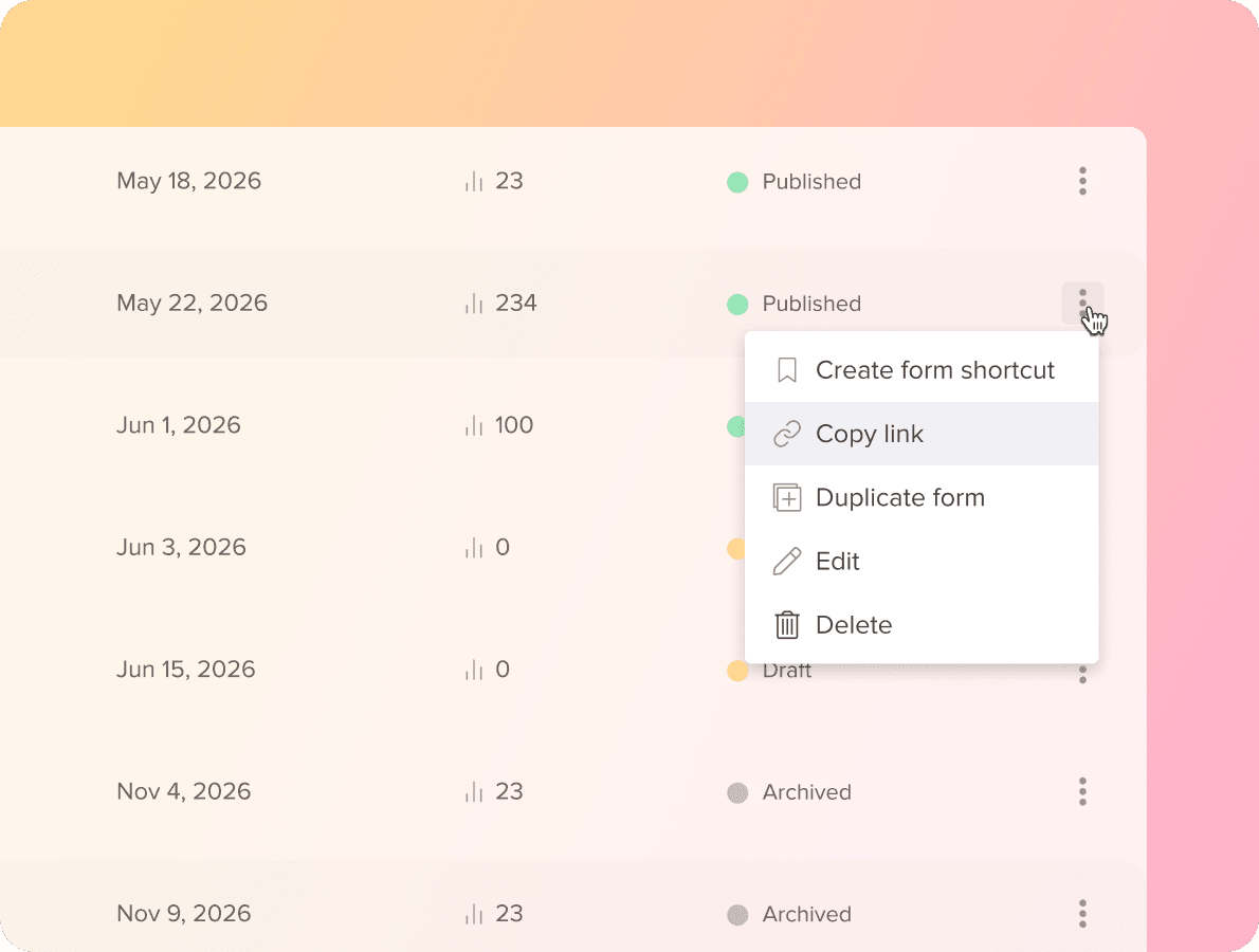 compartir formularios