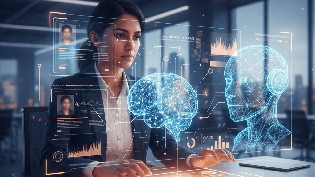 A girl working on an UI UX model