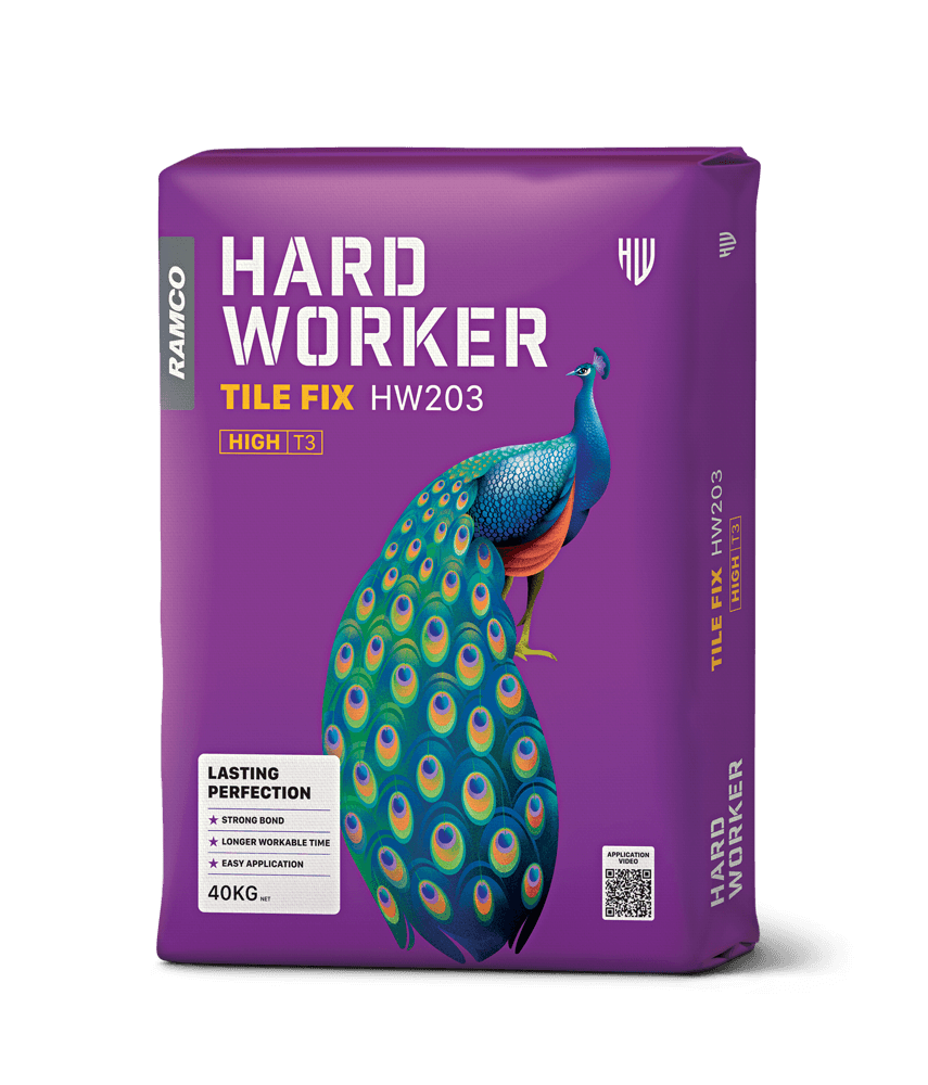 Hard Worker Tile Adhesive - High for large format vitrified tiles, tile-on-tile.