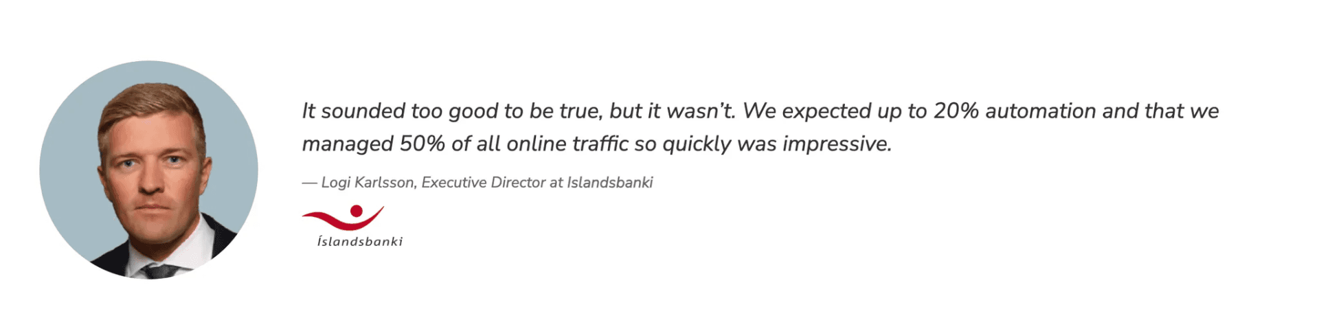 Boost.ai Marketing Spotlight: Testimonial