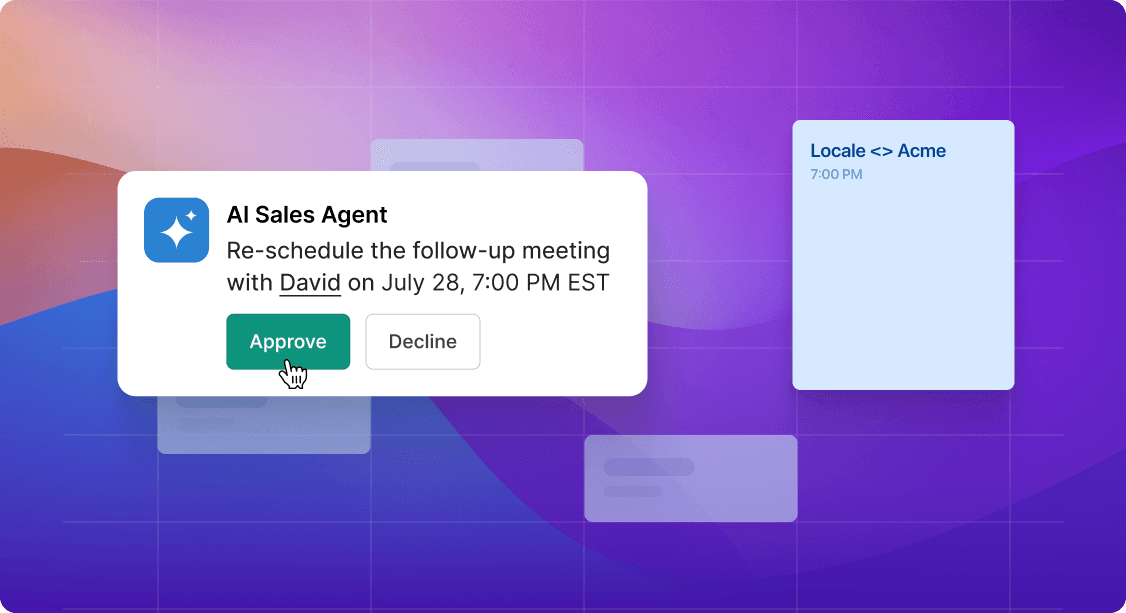 AI sales assistant scheduling meeting