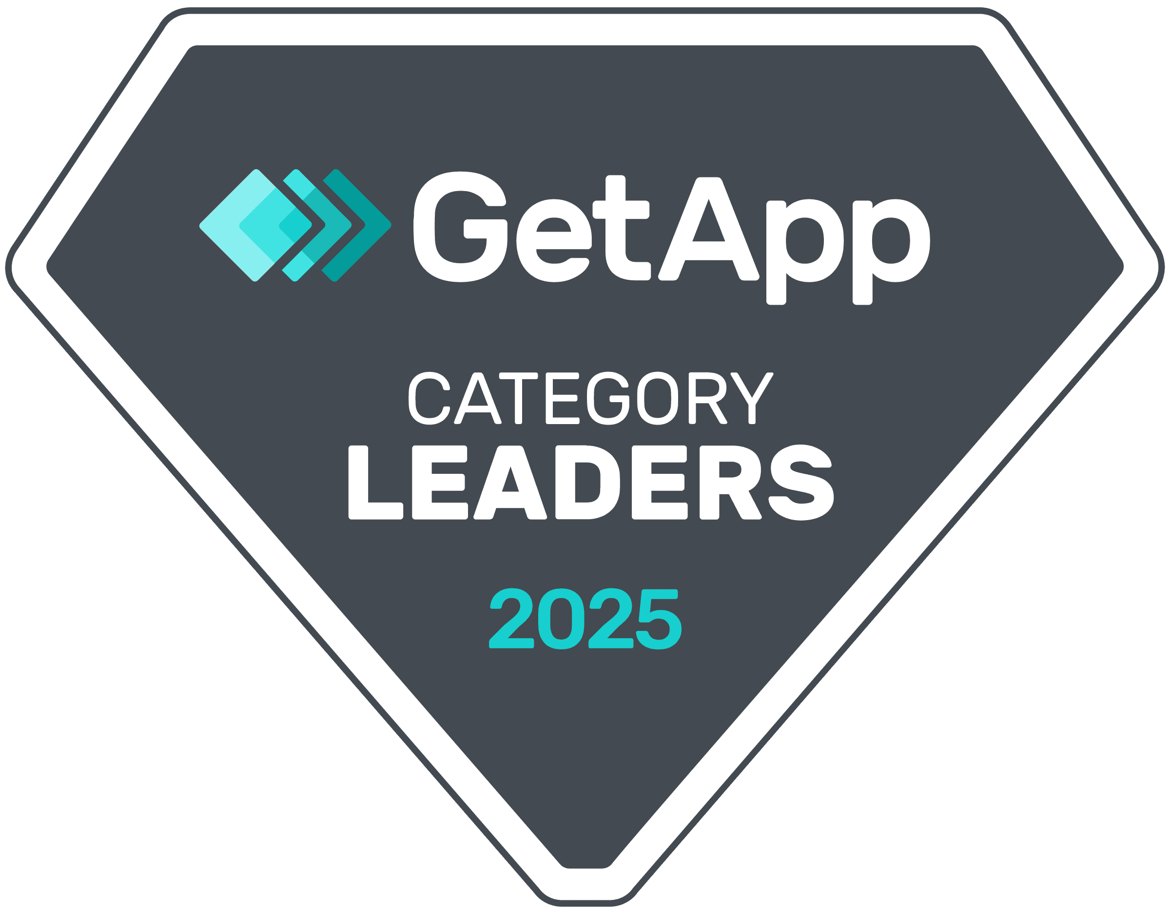 GetApp Category Leaders 2025 award badge recognizing Xmind as a leader in its category for performance and value.