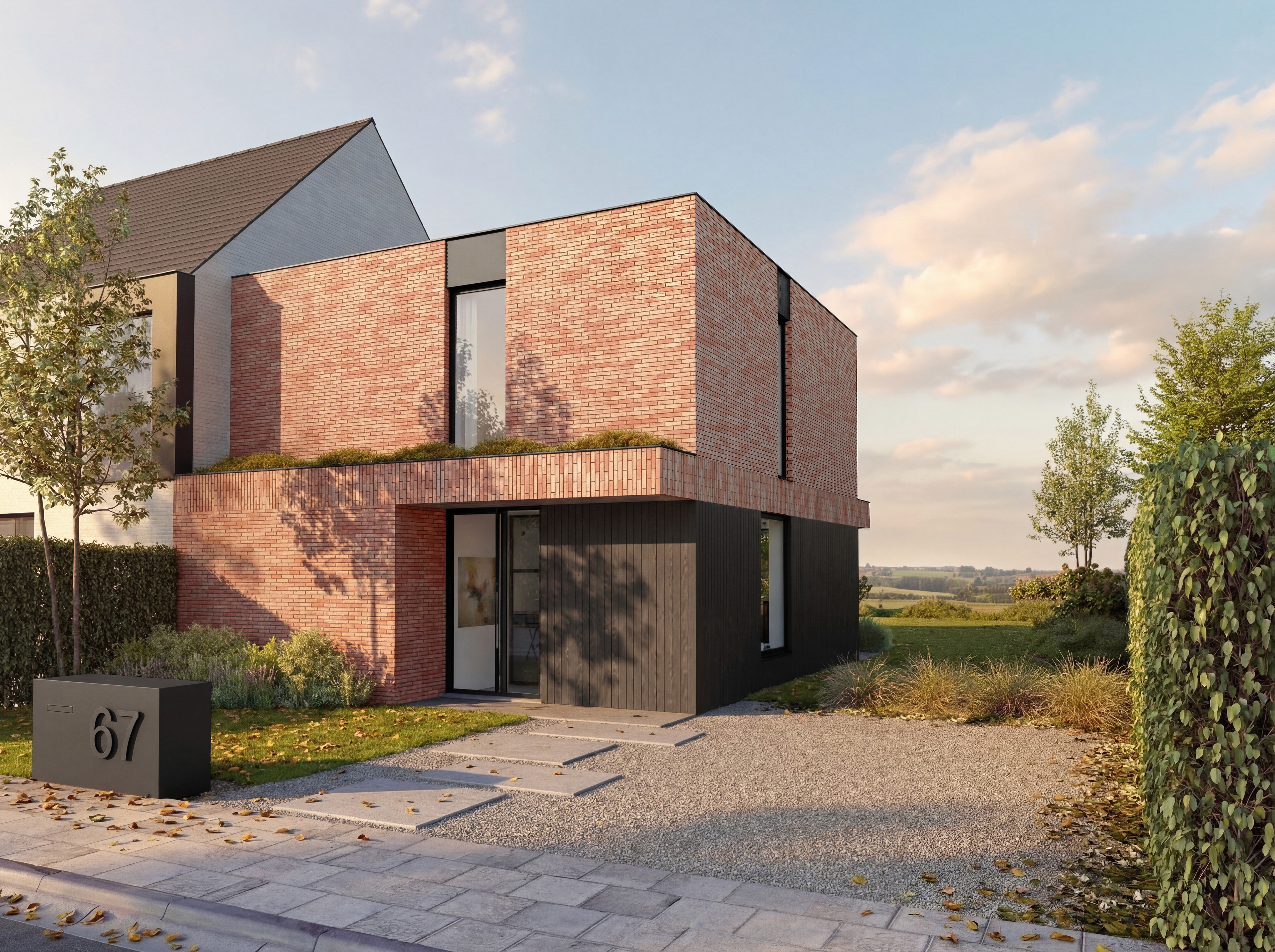 render voorgevel hub128